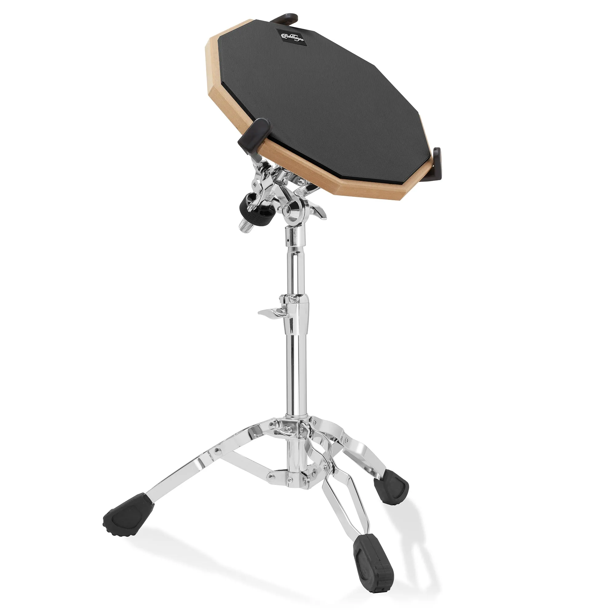 12-Inch Drum Practice Pad Set with Stand