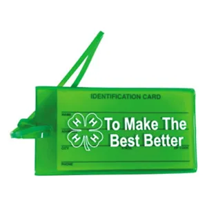 4-H Luggage Tag