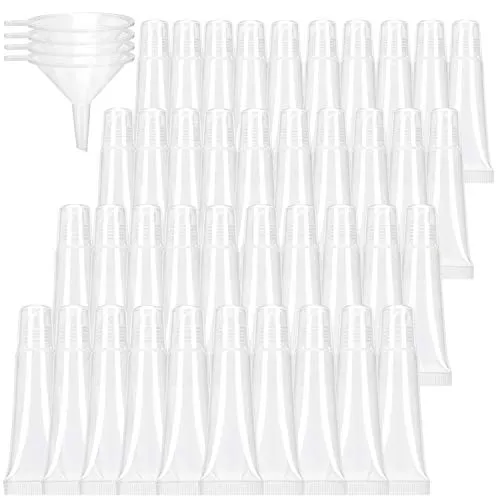 40 Pcs 10ml Empty Lip Gloss Tubes
