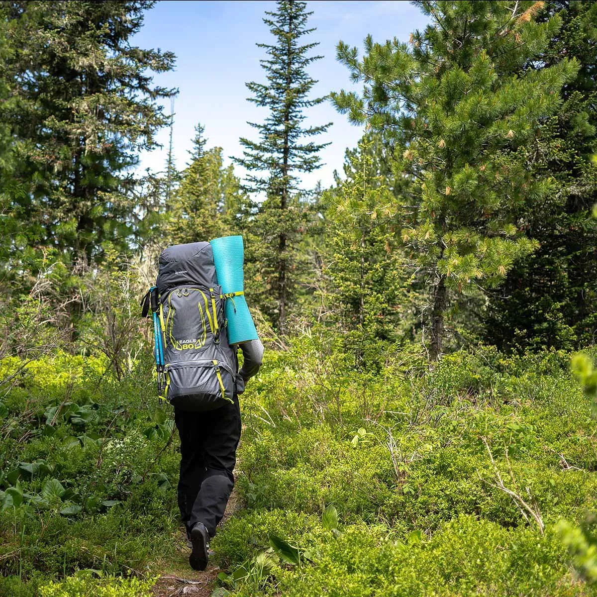 80 Liter Internal Frame Hiking Backpack