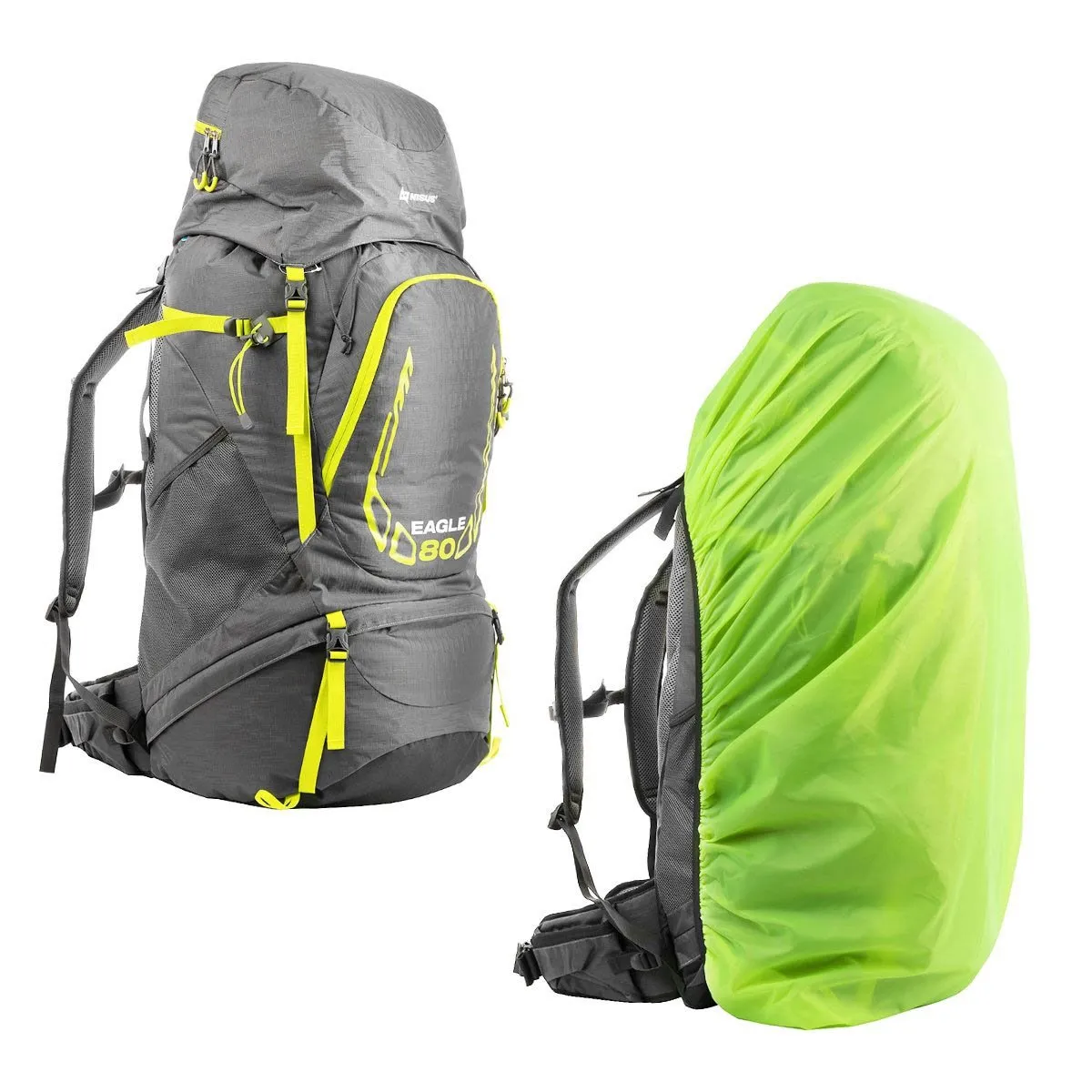 80 Liter Internal Frame Hiking Backpack