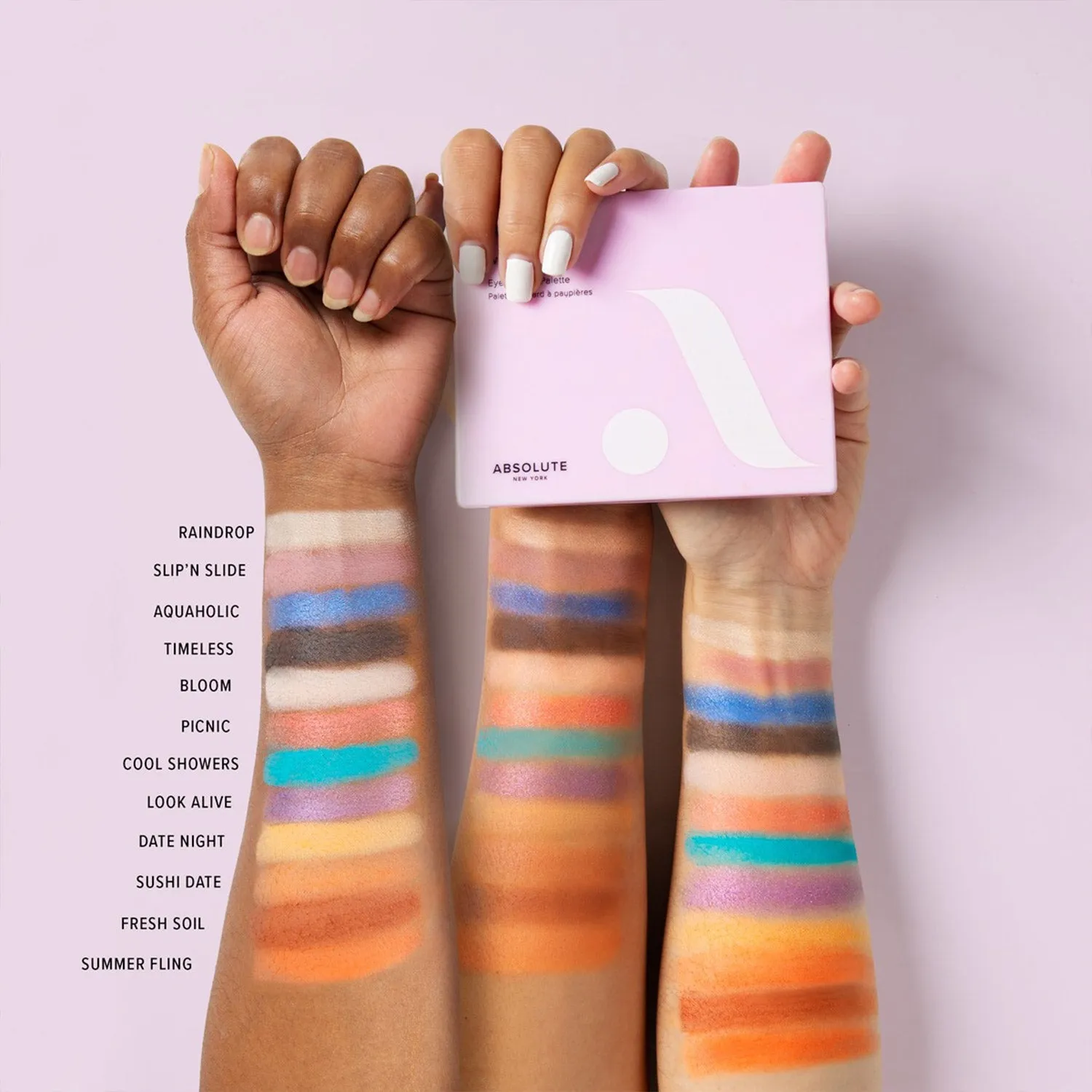 Absolute New York Warm Night Icon Eyeshadow Palette