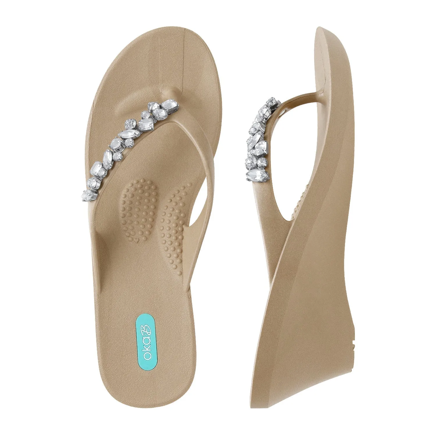 Alexa Wedge Flip Flops