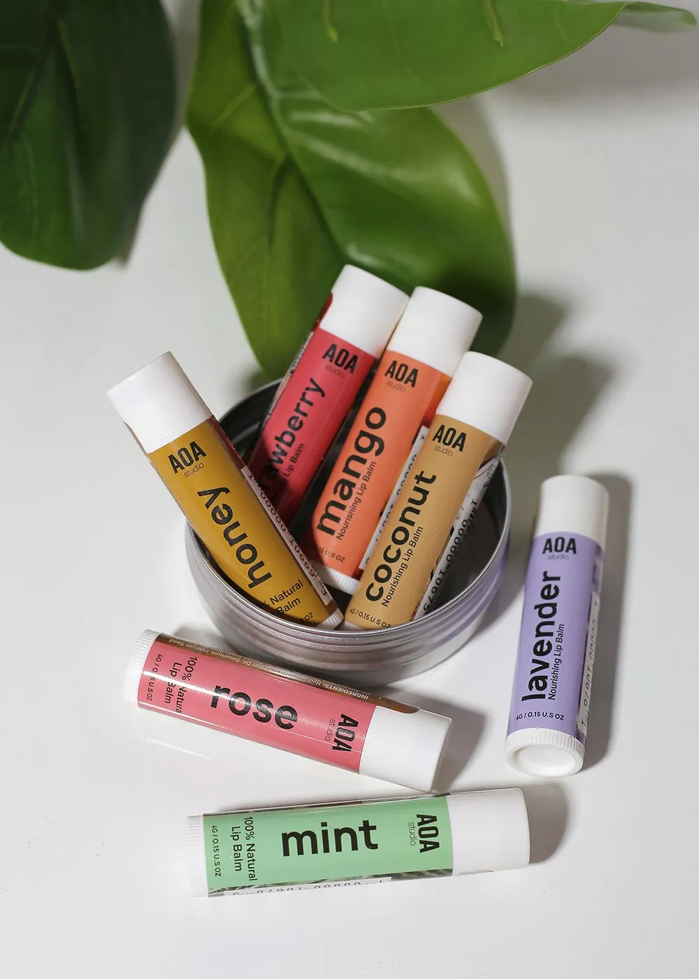 AOA Natural Nourishing Lip Balms
