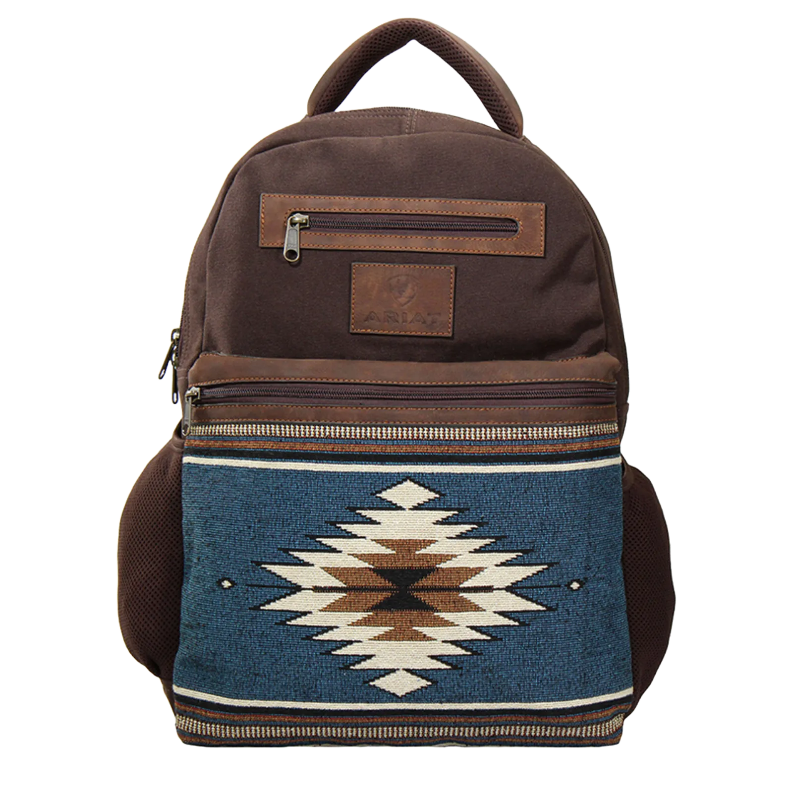 Ariat Aztec Graphic Brown Rug Western Backpack A460002997