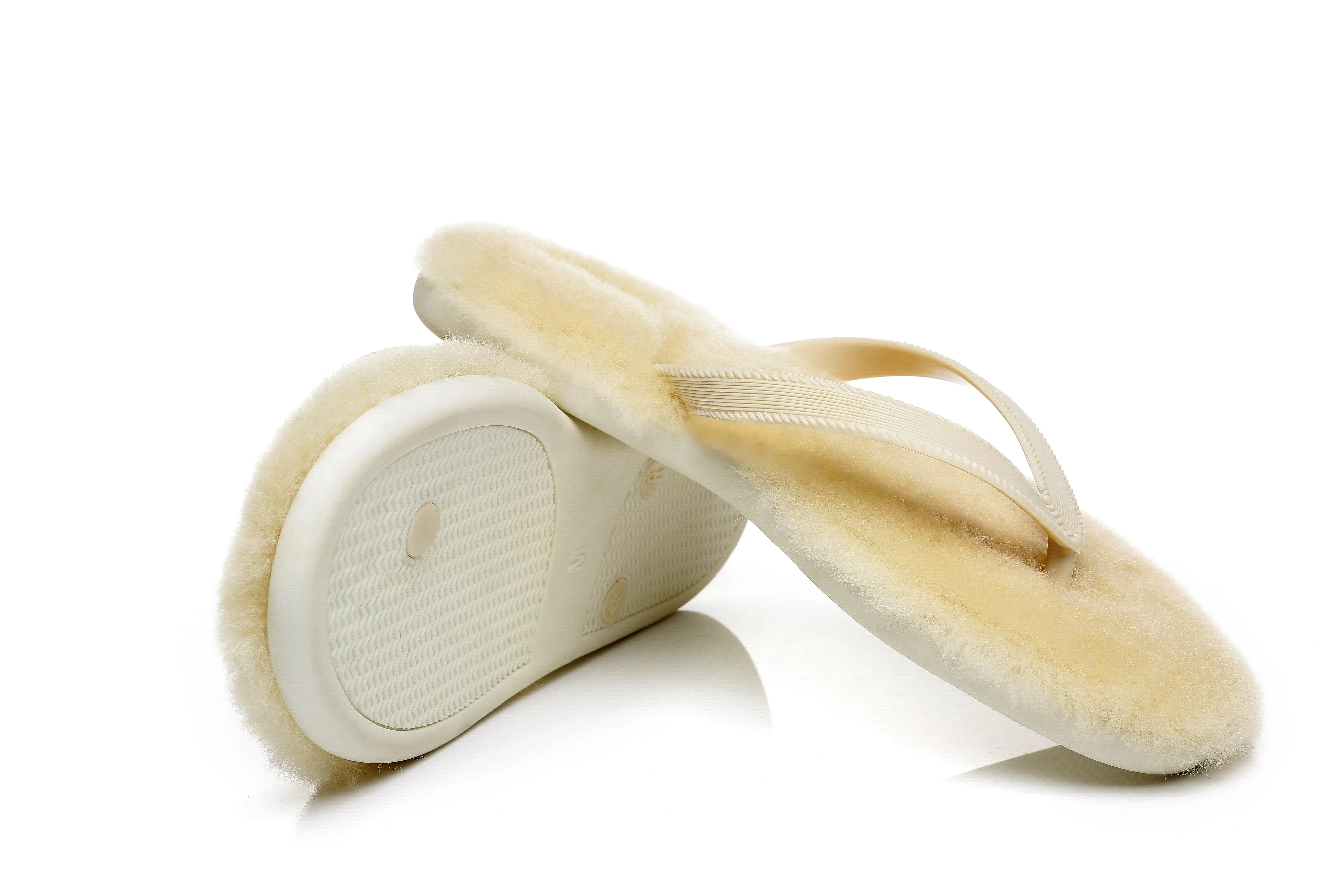 AUSTRALIAN SHEPHERD® UGG Fluffy Thong Sigma