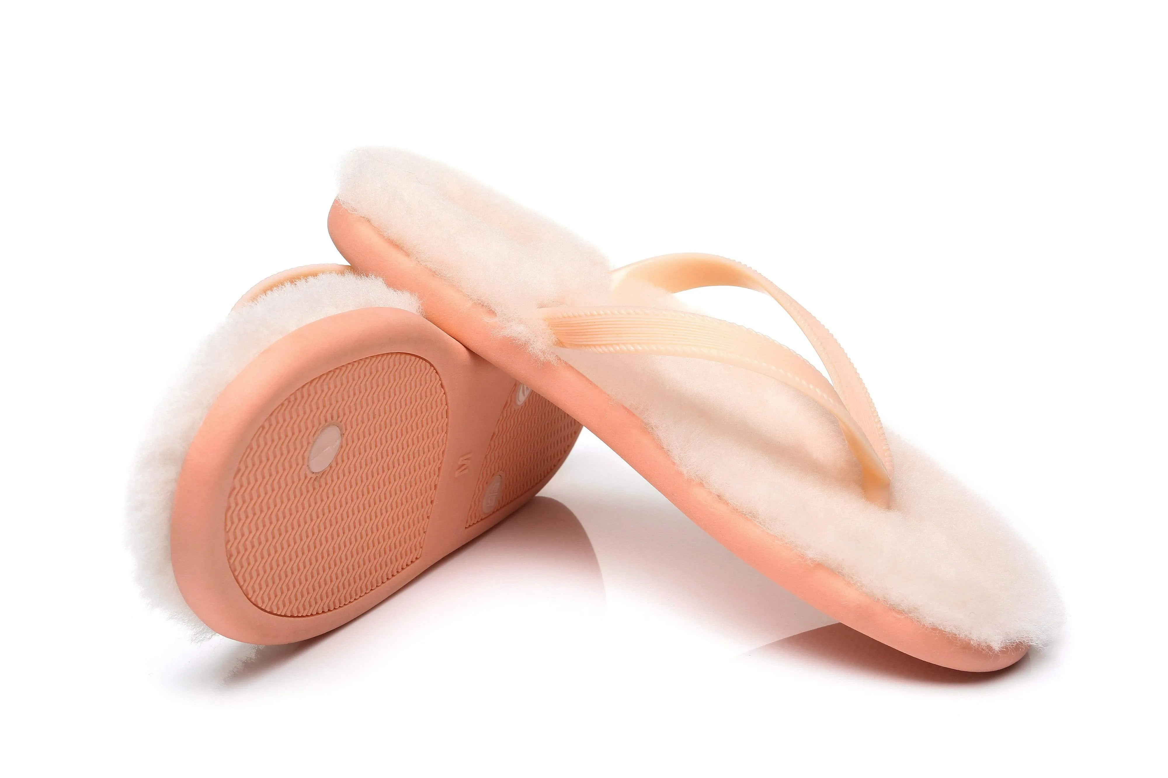 AUSTRALIAN SHEPHERD® UGG Fluffy Thong Sigma
