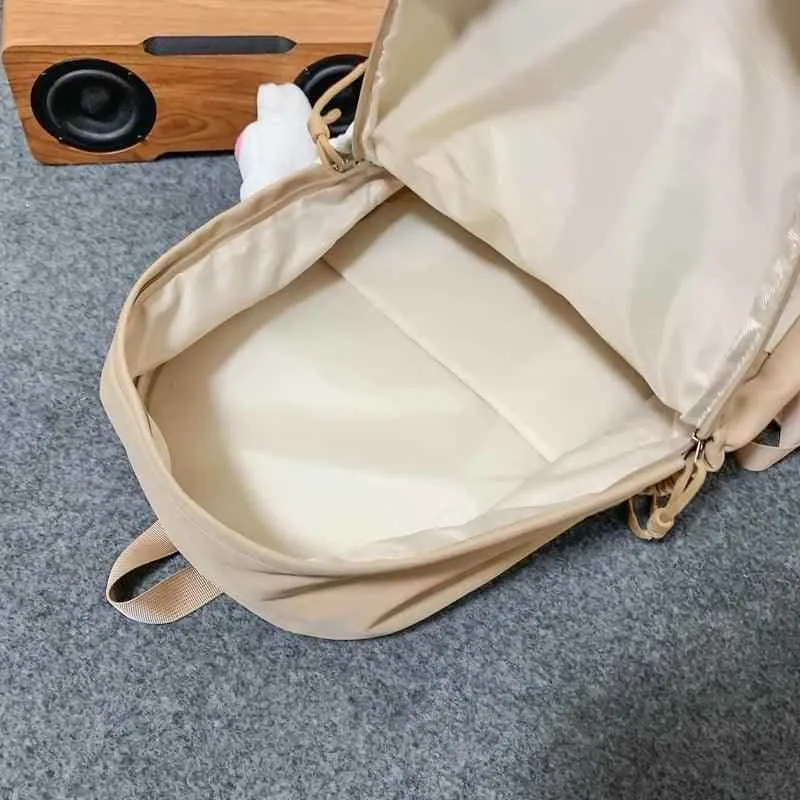 B3106 Cool Backpack - Patchwork Waterproof College Bag