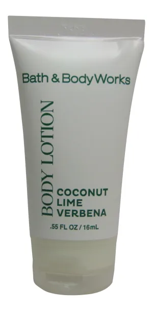 Bath and Body Works Coconut Lime Verbena Lotion lot of 10 Bottles. Total of 5.5oz