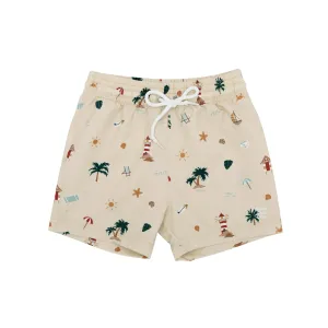 Beach Days Swim Trunks