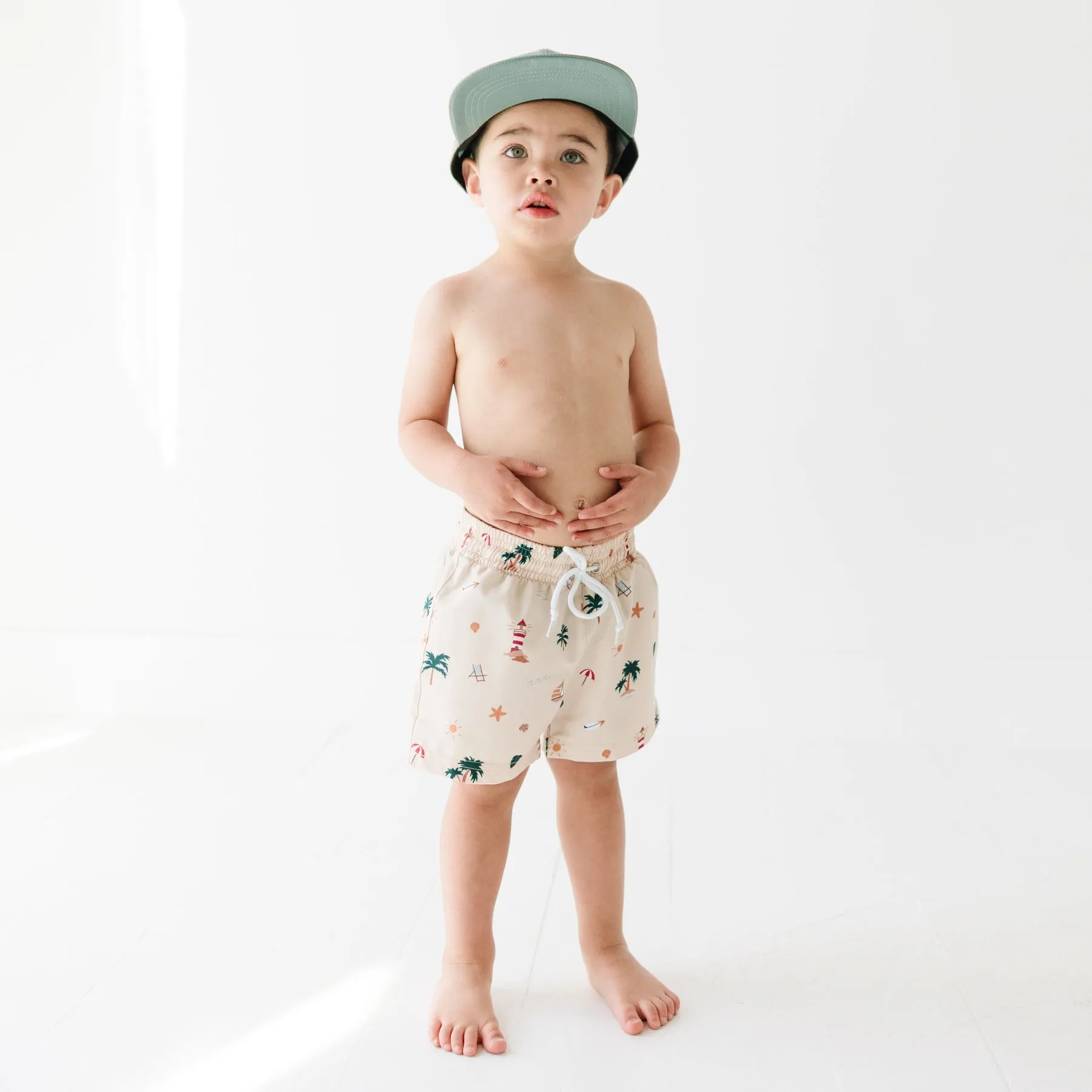Beach Days Swim Trunks