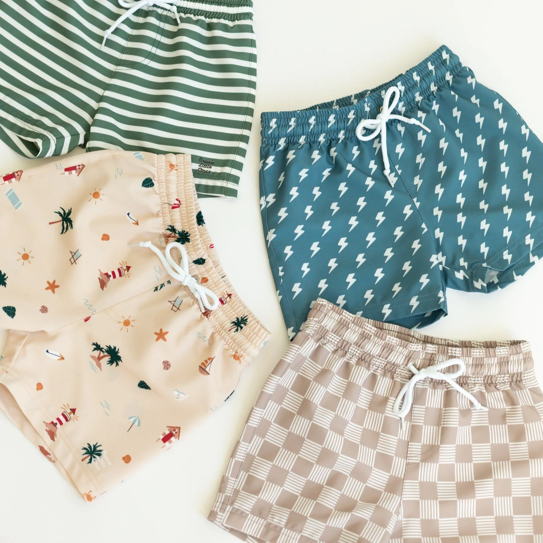 Beach Days Swim Trunks
