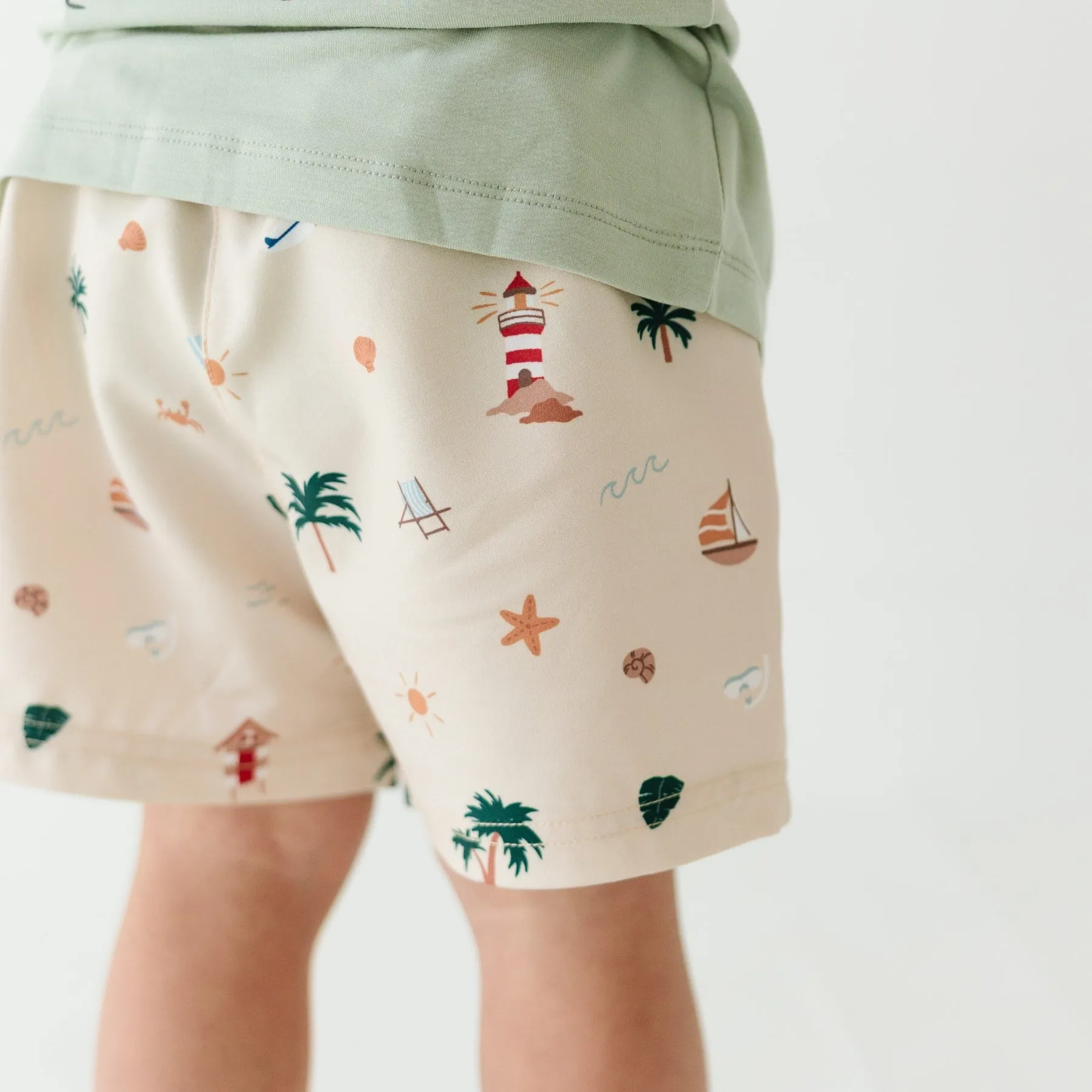 Beach Days Swim Trunks