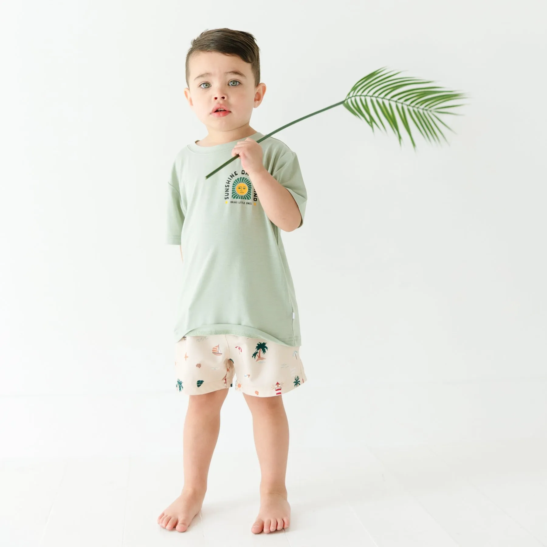 Beach Days Swim Trunks