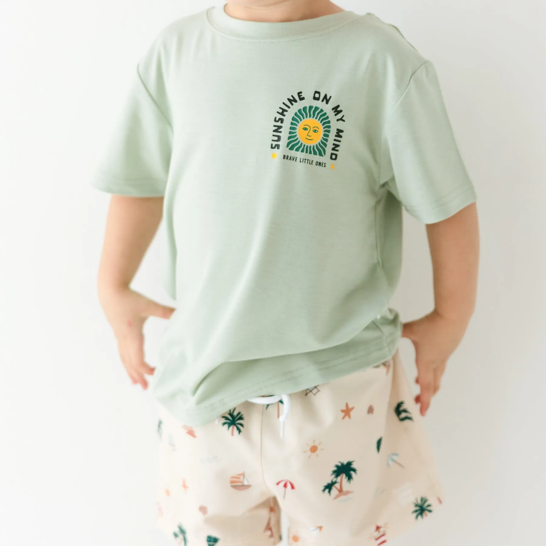 Beach Days Swim Trunks