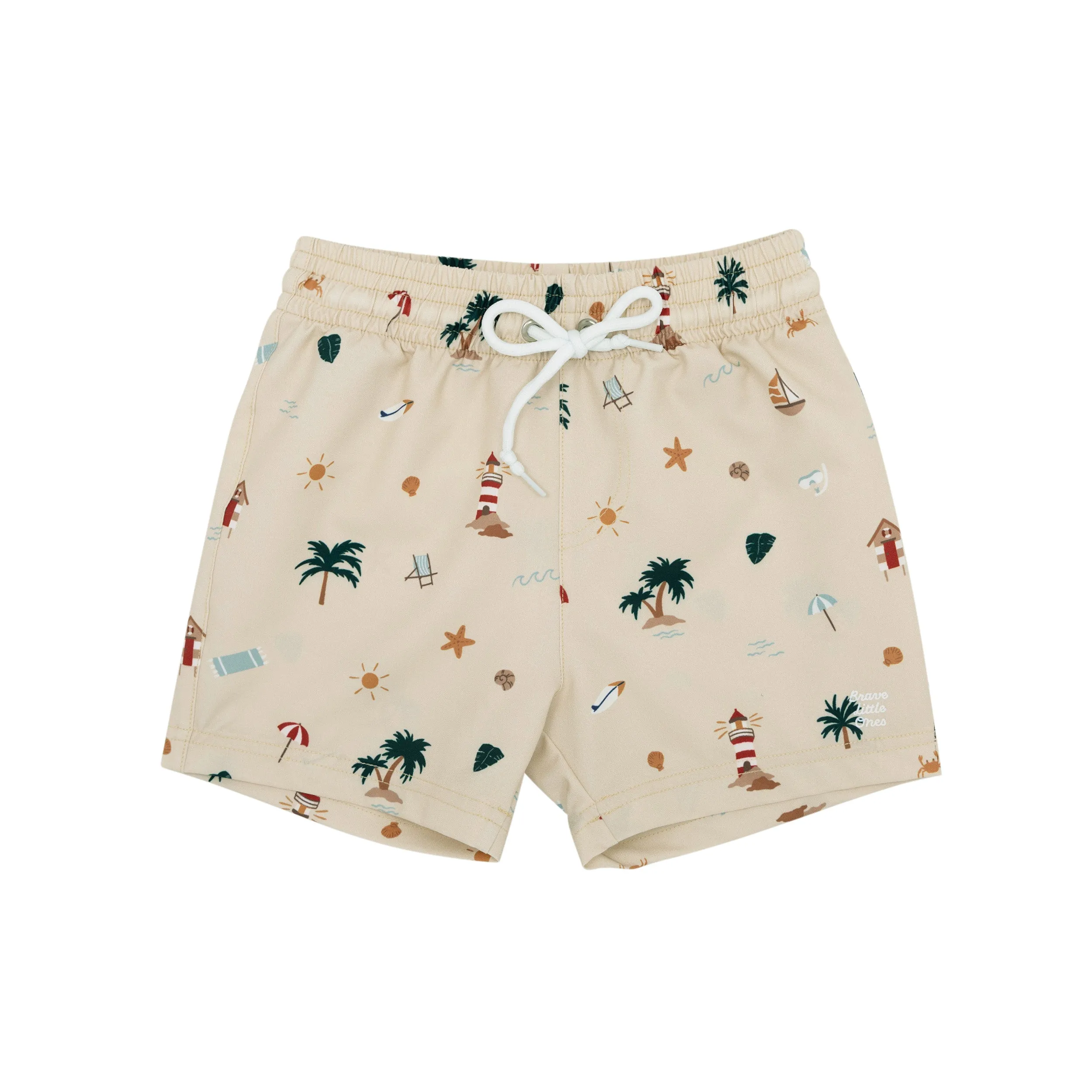 Beach Days Swim Trunks
