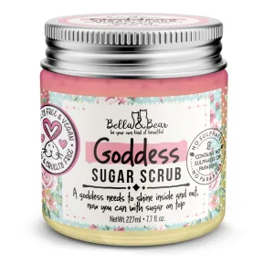 Bella and Bear Goddess Sugar Scrub - Exfoliating Body Scrub - Cleanser - Skin Softener - 3 in 1 - Vegan