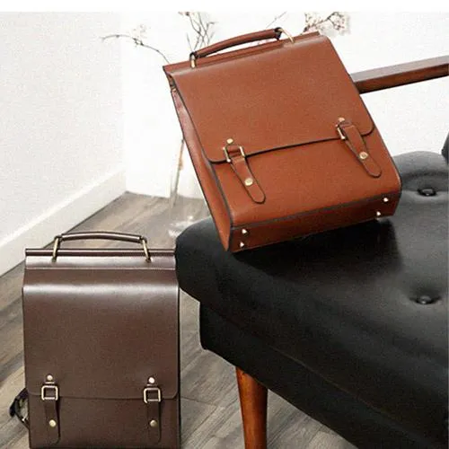 Best Brown Leather Womens Satchel Backpack Best Laptop Leather Black School Backpacks for Women