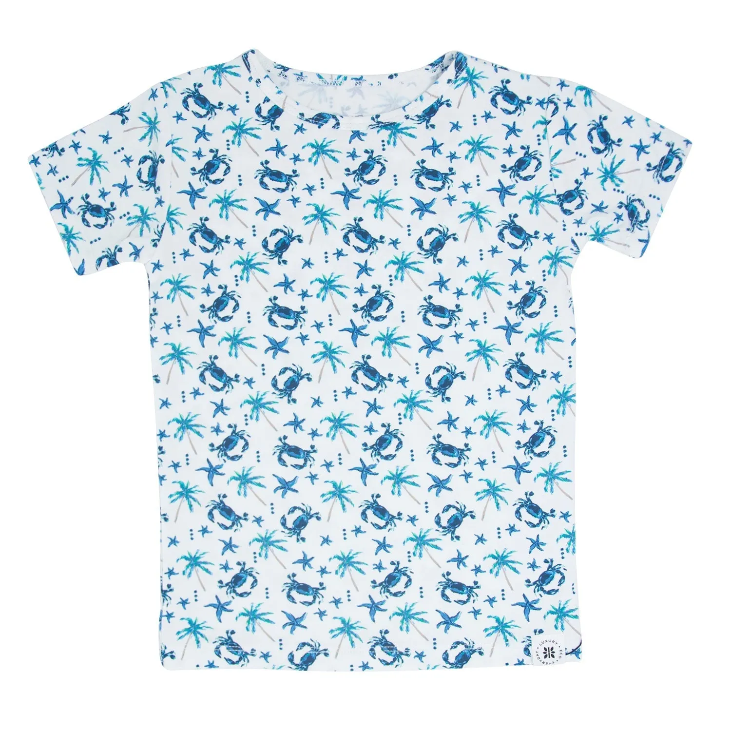 Blue Crabs Summer Pajama Set