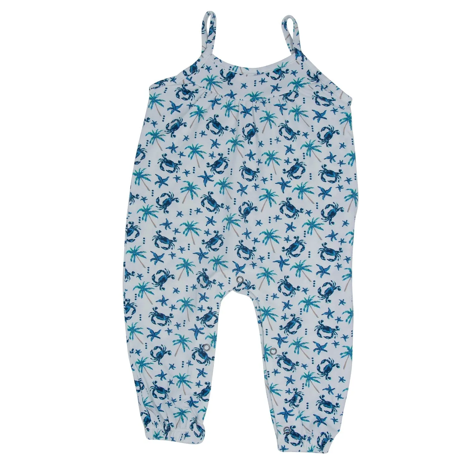 Blue Crabs Tank Pant Romper