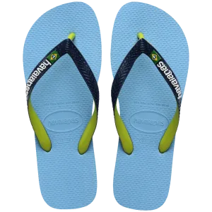 Brazil Logo Mix Flip Flops