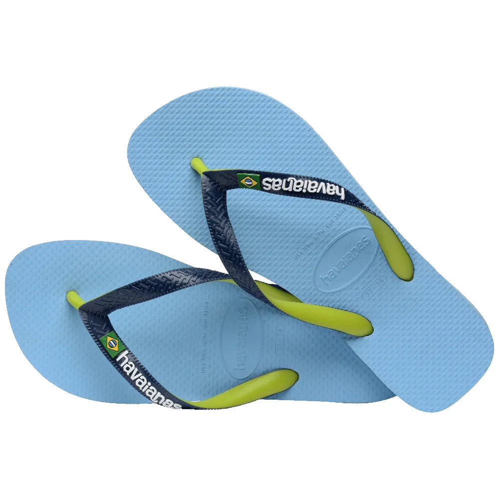 Brazil Logo Mix Flip Flops