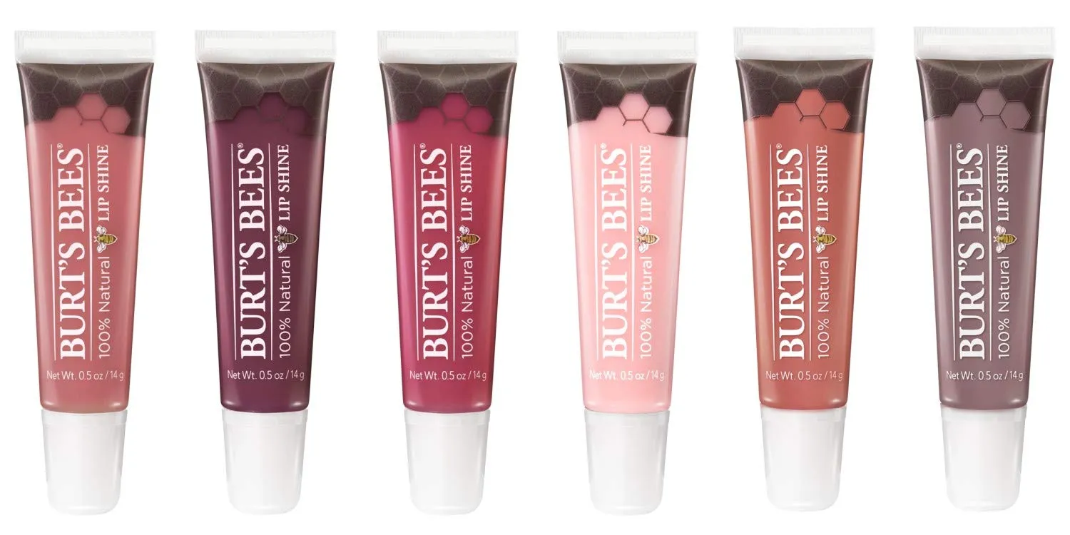 Burt's Bees 100% Natural Moisturizing Lip Shine, Smooch - 1 Tube, 0.5 Ounce