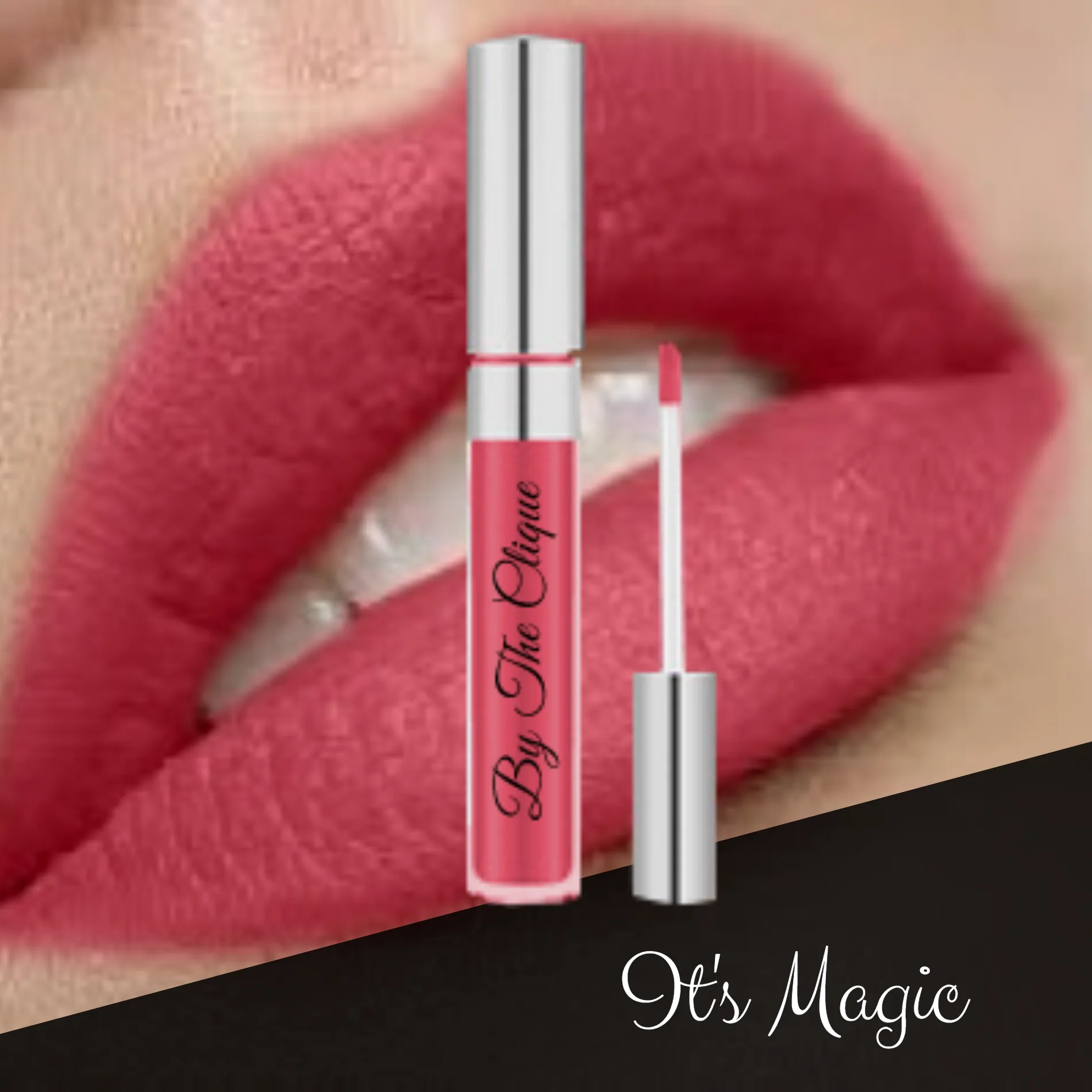By The Clique Premium Long Lasting Matte Liquid Lipstick | Magenta | It's Magic