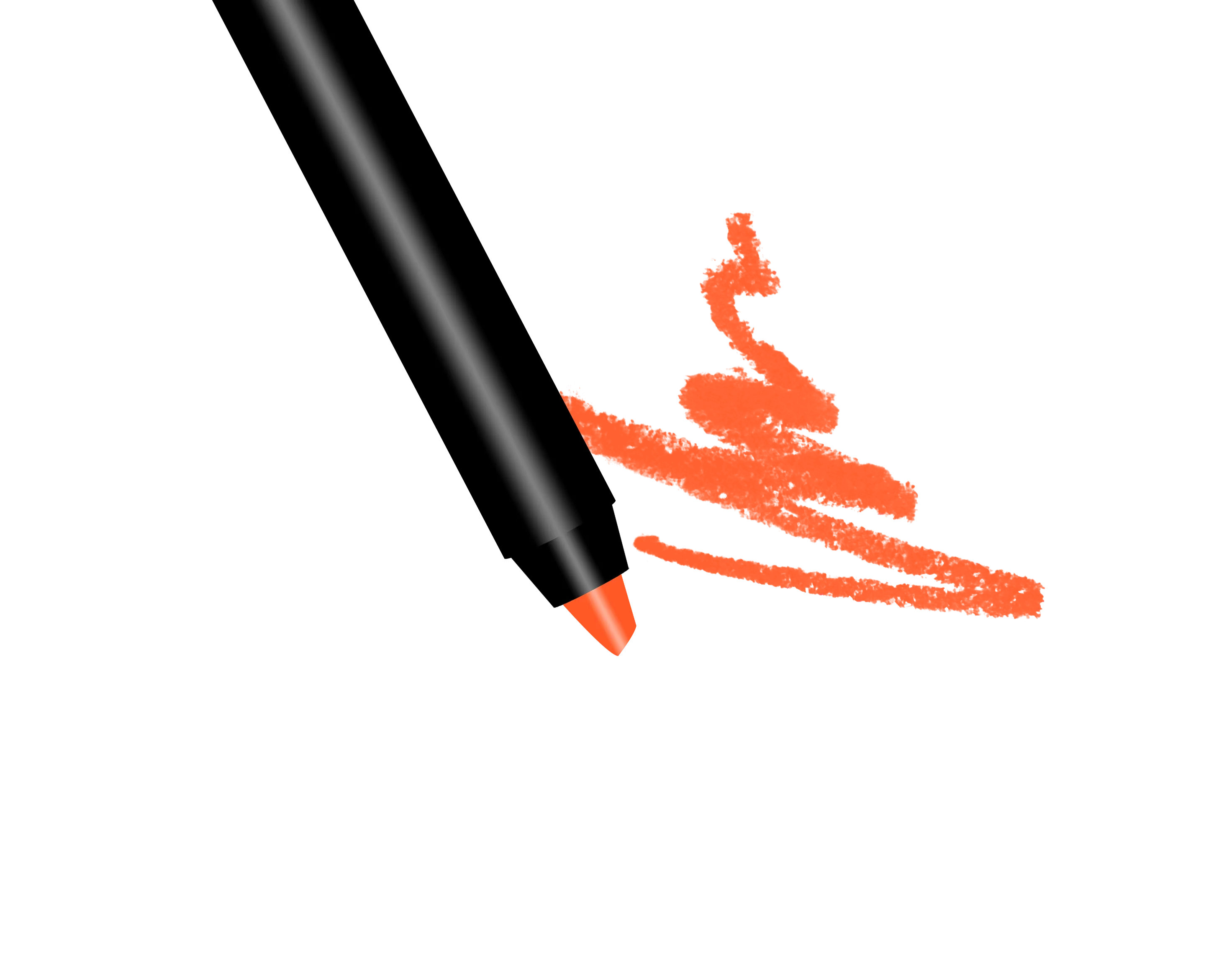 By The Clique "On Fire" Premium Matte Lip Liner Pencil | Orange Red | Gluten Free and Vegan
