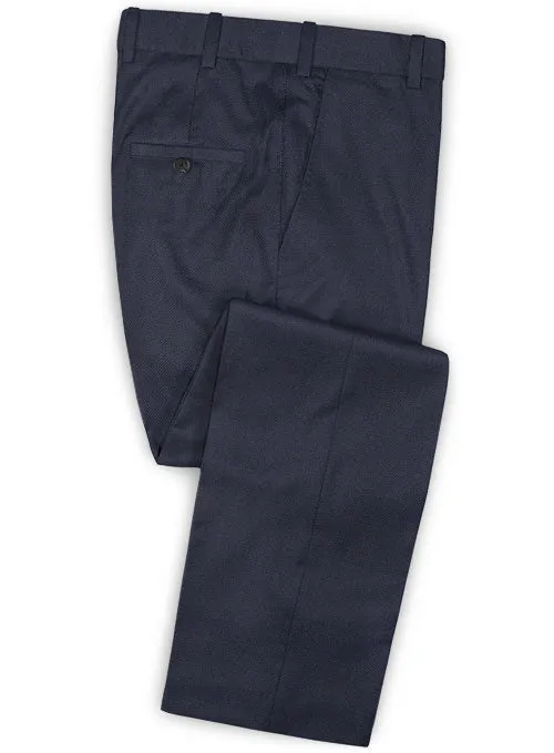 Caccioppoli Dapper Dandy Duffon Blue Wool Suit