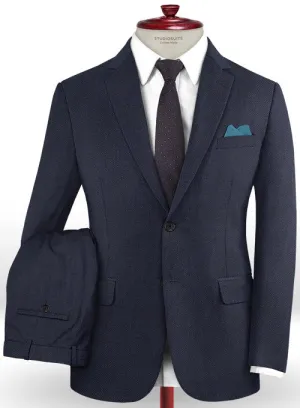 Caccioppoli Dapper Dandy Duffon Blue Wool Suit