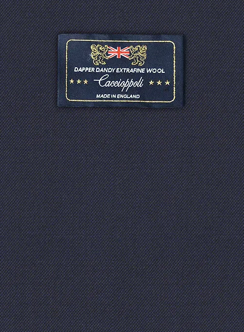 Caccioppoli Dapper Dandy Duffon Blue Wool Suit