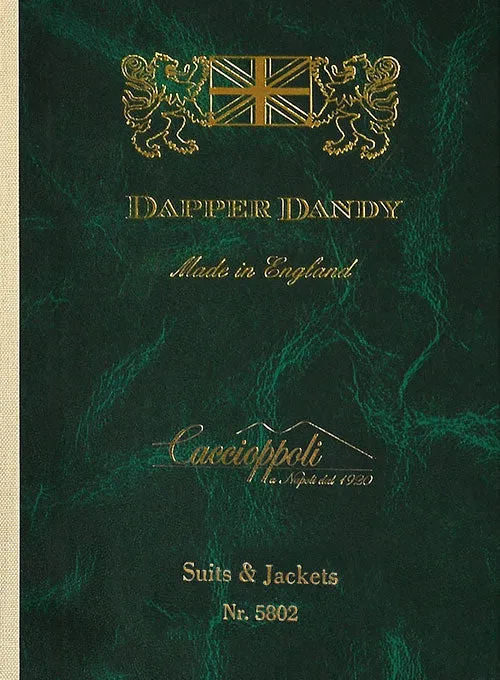 Caccioppoli Dapper Dandy Duffon Blue Wool Suit