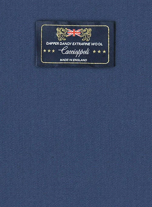 Caccioppoli Dapper Dandy Tavino Persian Blue Wool Suit