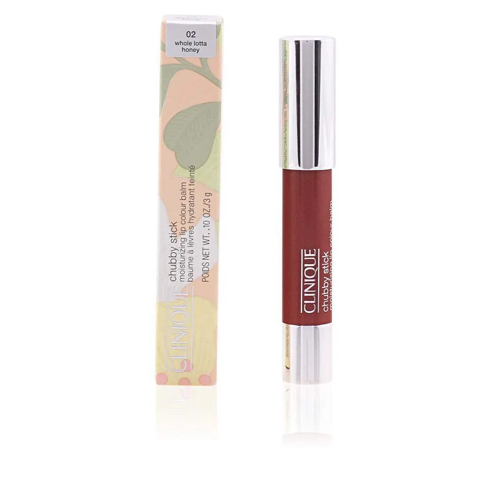 Clinique Chubby Stick Moisturizing Lip Color Balm, No. 02 Whole Lotta Honey, 0.1 Ounce
