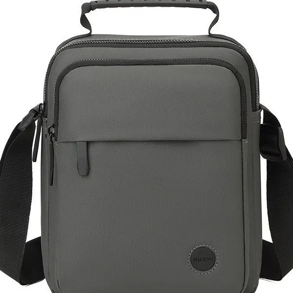 deanwangkt  New Men's Business Messenger Bag Simple Casual Shoulder Bag Solid Color Portable Waterproof Men's Backpack