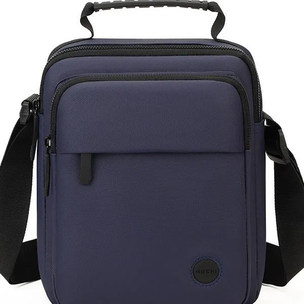 deanwangkt  New Men's Business Messenger Bag Simple Casual Shoulder Bag Solid Color Portable Waterproof Men's Backpack
