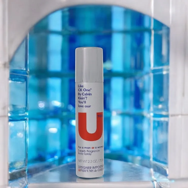 Designer Imposters U You by Parfums De Coeur Deodorant Body Spray (Unisex)