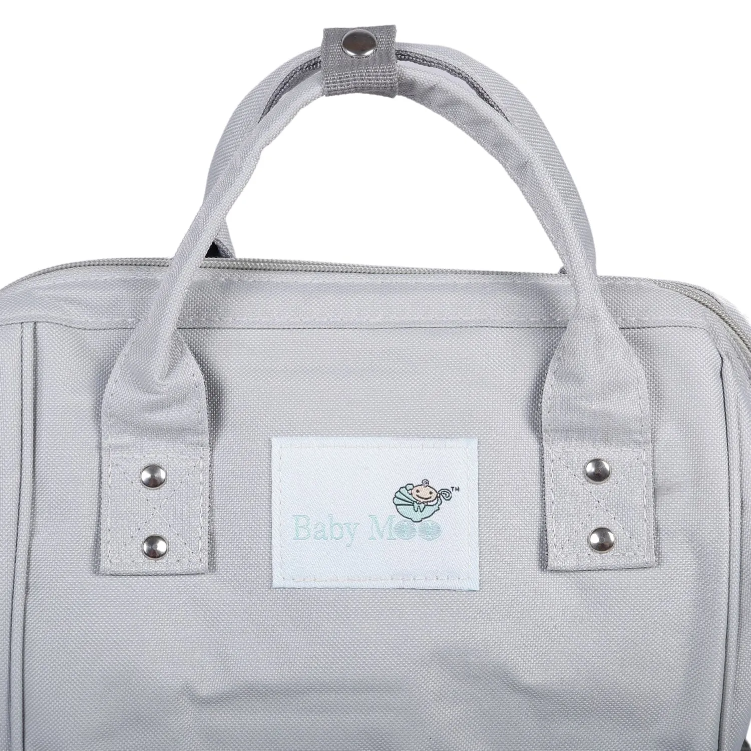 Diaper Bag 
Maternity Backpack Solid Grey