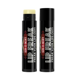 Doctor Lip Bang's BUZZING Lip Balm | Lip Freak | 100% All Natural | Cruelty Free | Sin-O-Mint | 2 Pack
