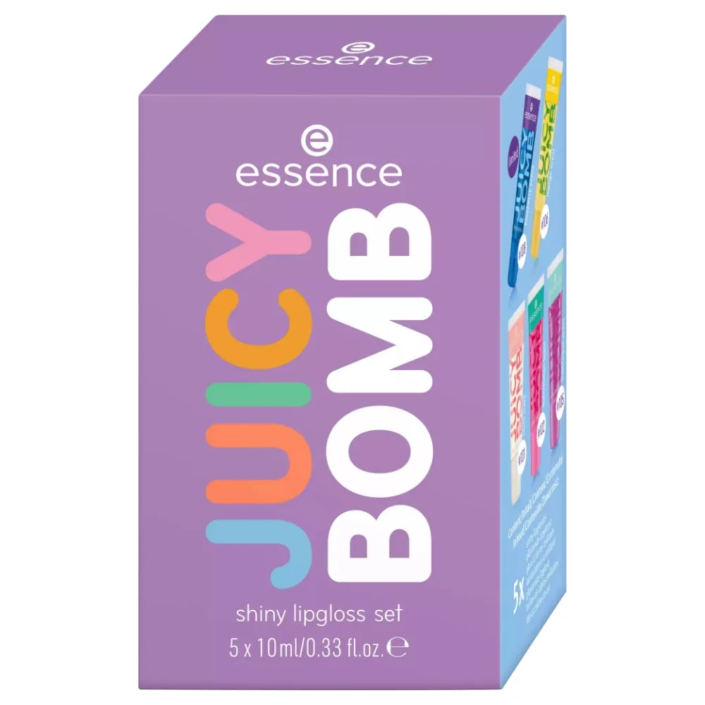 Essence Juicy Bomb Shiny Sweet Glossy Lip Gloss Set 5 x 2.4ml