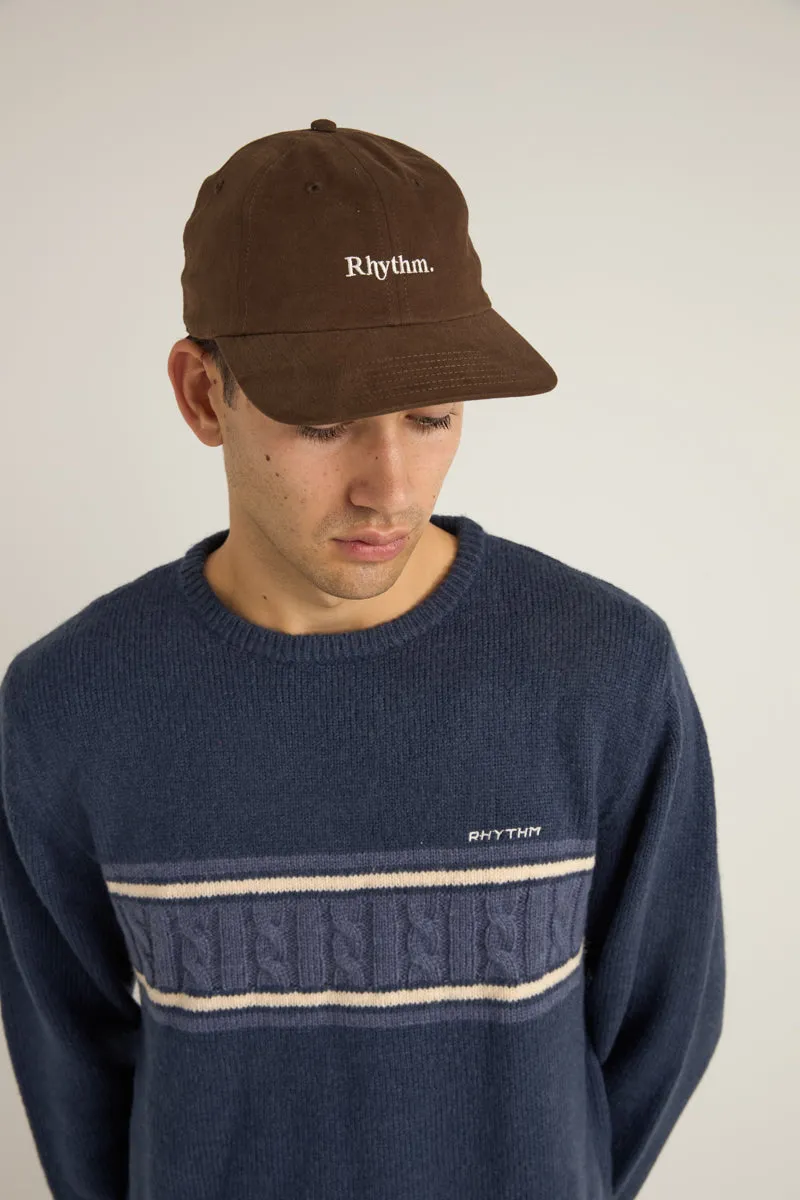 Essential Brushed Twill Cap Vintage Brown