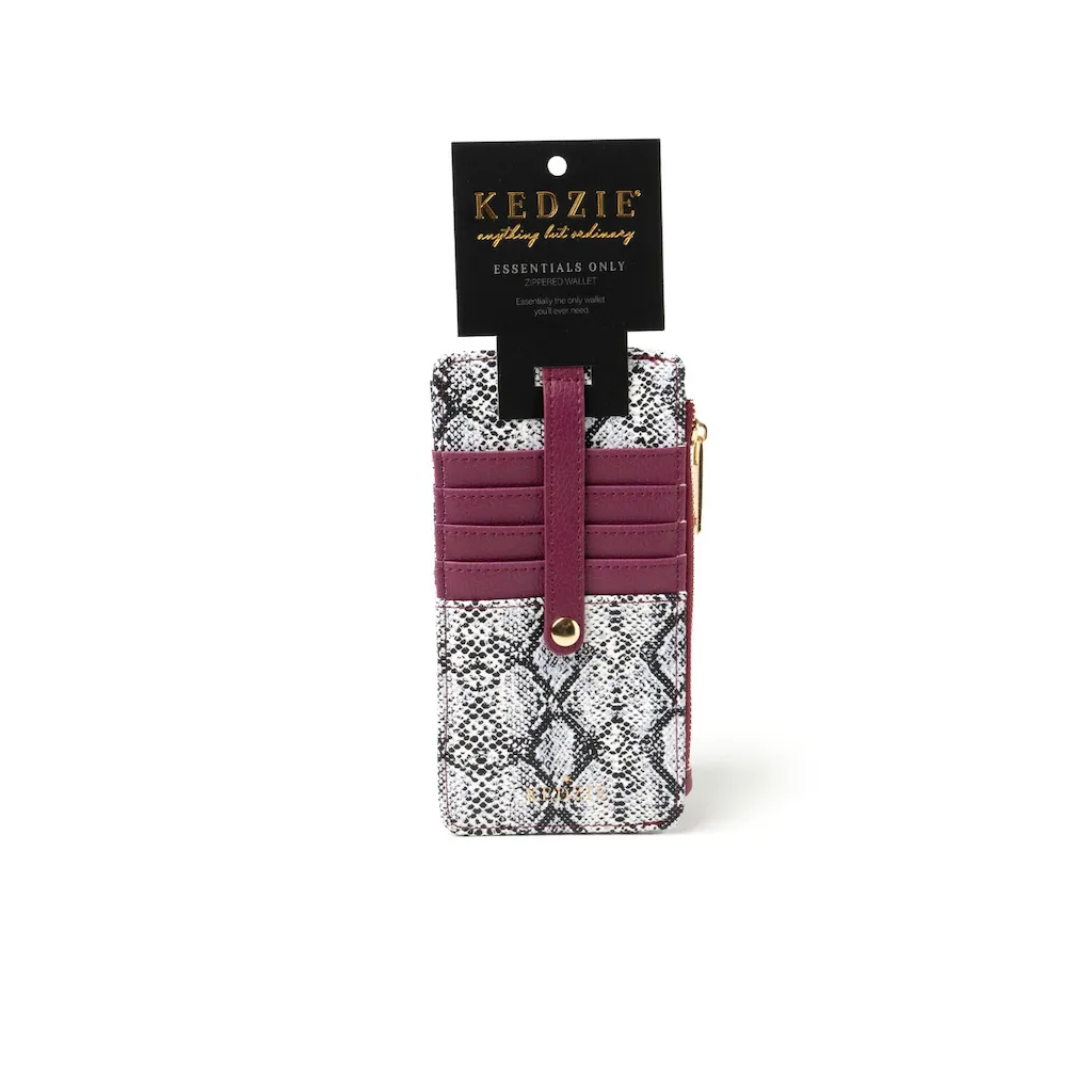 Essentials Only Zippered Wallet