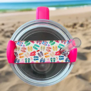 Flip Flops Tumbler Tag
