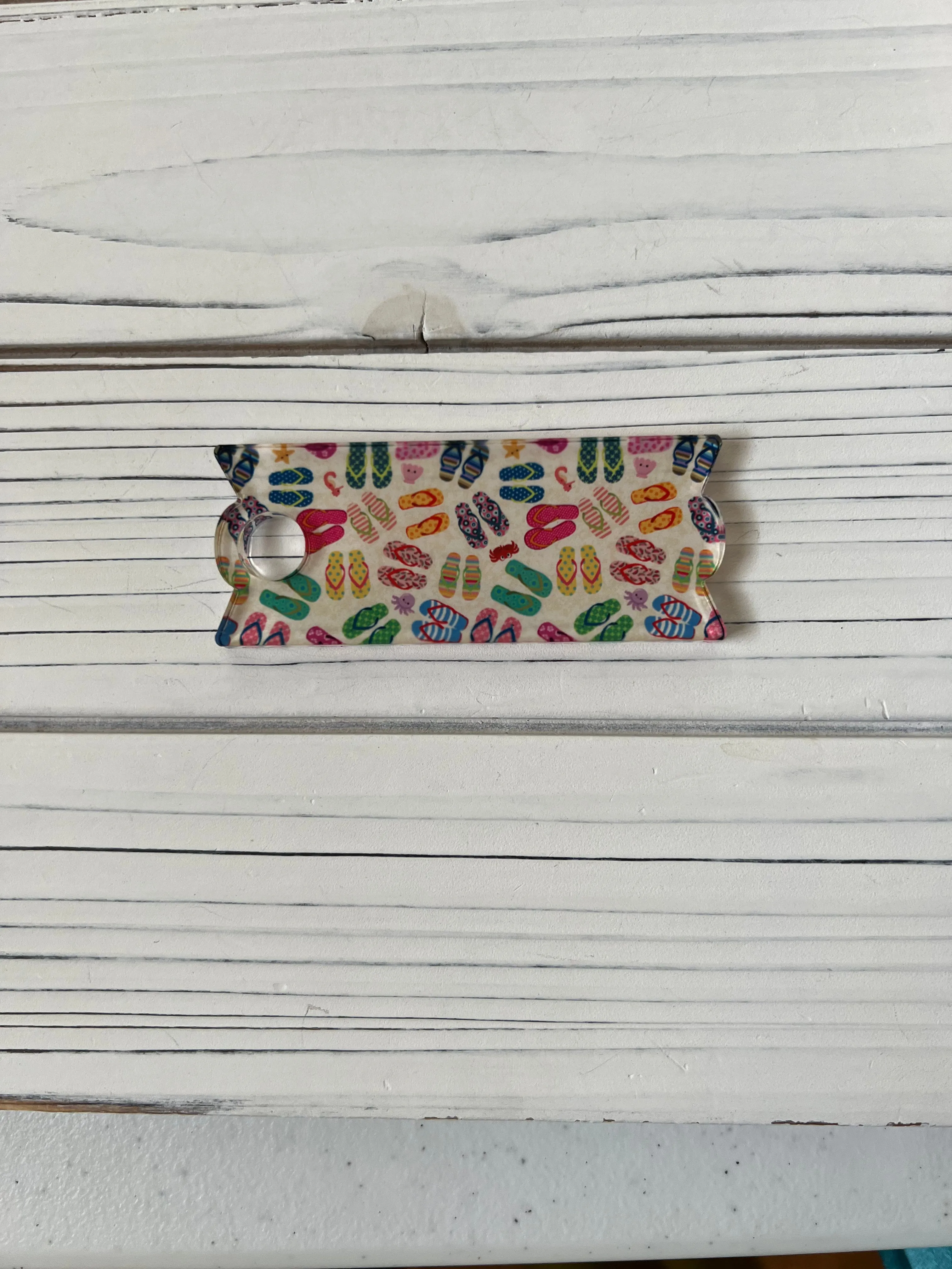 Flip Flops Tumbler Tag