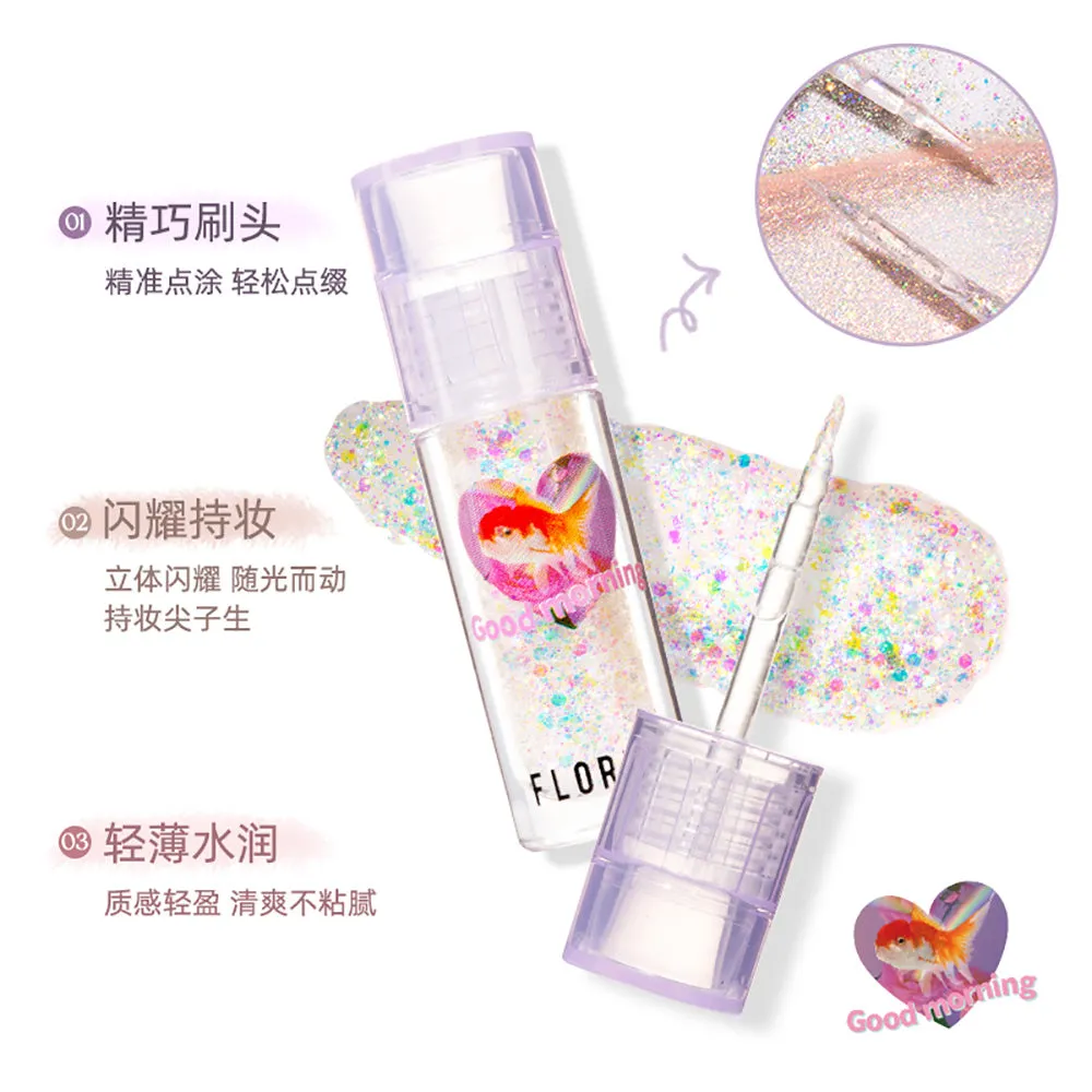 Flortte Heart Attack Liquid Eyeshadow 03 - Melted Ice Cream