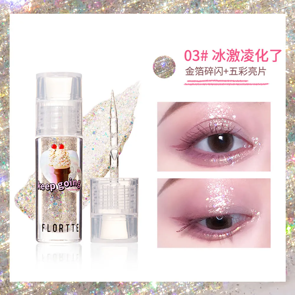 Flortte Heart Attack Liquid Eyeshadow 03 - Melted Ice Cream