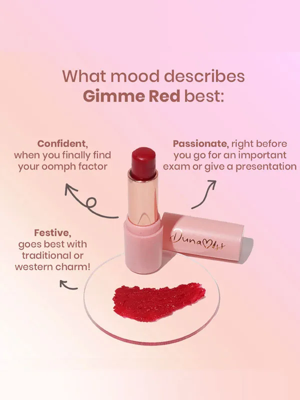 Gimme Red Moisturizing Red Tinted Lip Balm