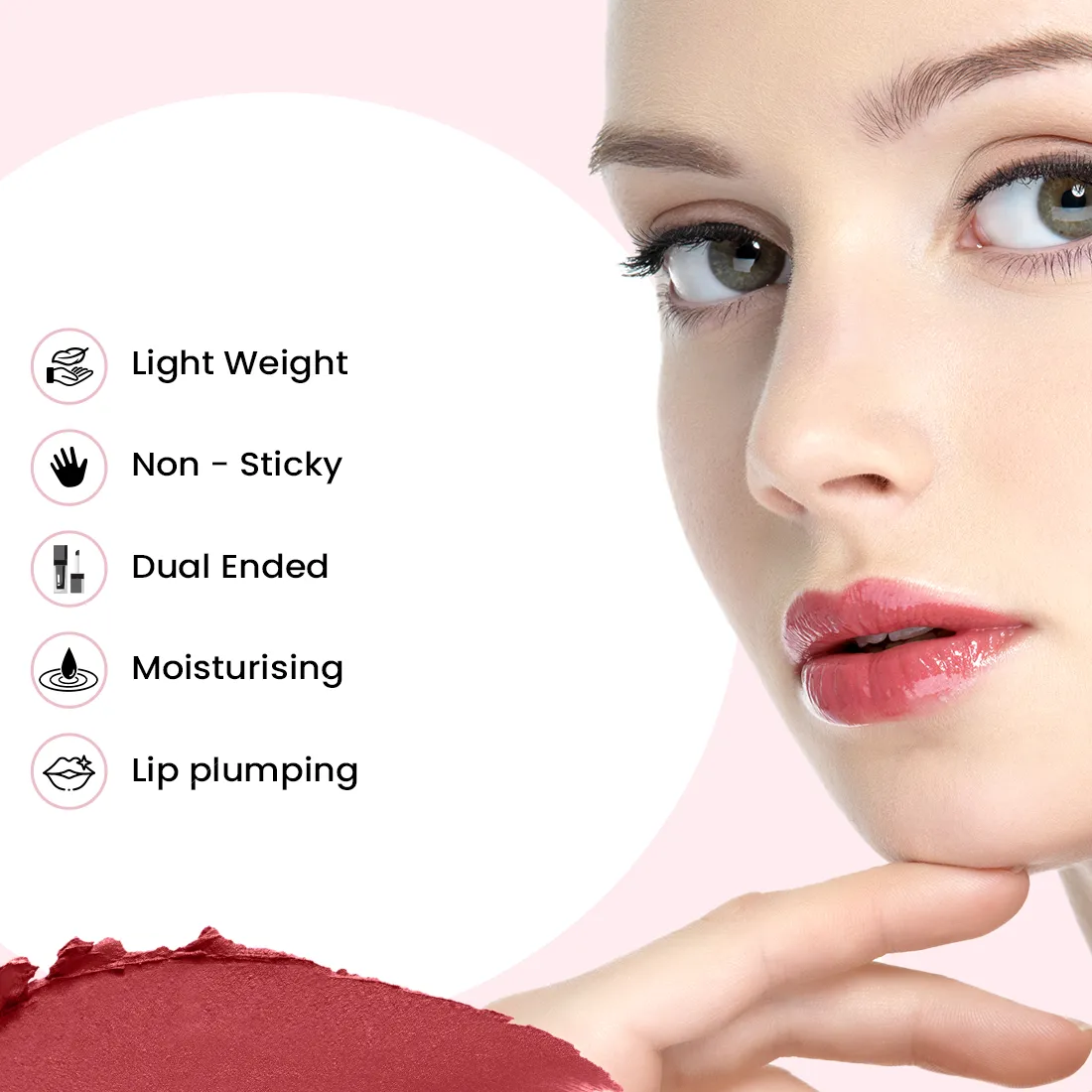 Gloss to Glam Nourishing Lip Gloss Duo for Shiny Lips @ 1 (Paytm Exclusive)