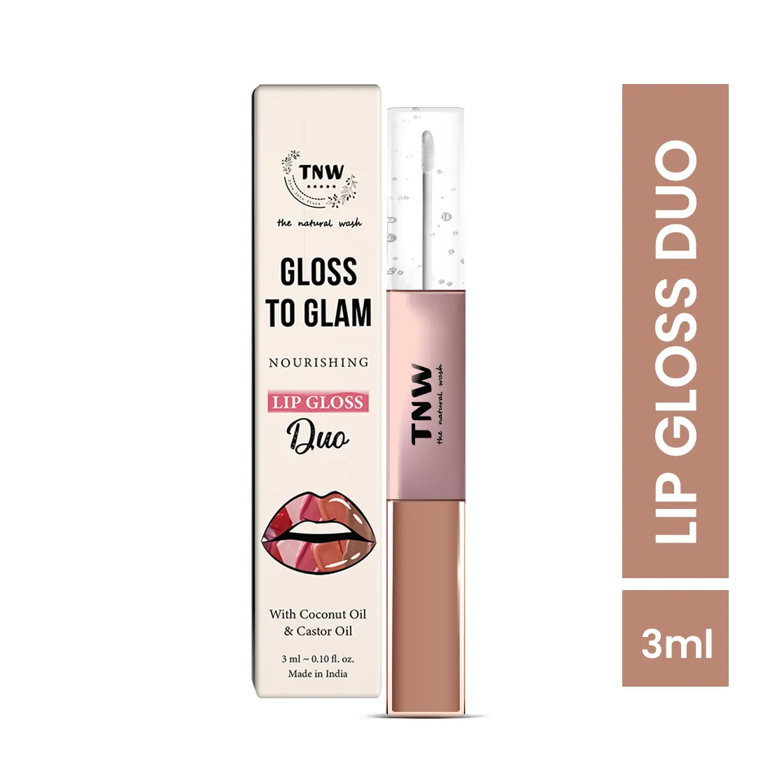 Gloss to Glam Nourishing Lip Gloss Duo for Shiny Lips @ 1 (Paytm Exclusive)